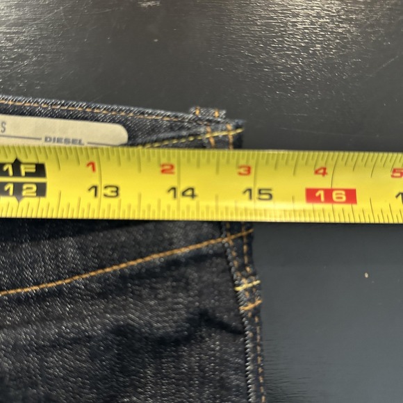 Diesel Jeans Womens 27‎ Blue Grupee Slim Skinny Low Waist Stretch 0881K - Picture 9 of 12